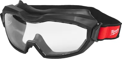 Odvětrávané uzavřené ochranné brýle Milwaukee široké, čiré 4932493435 (MI4932493435)